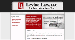 Desktop Screenshot of lawlevine.com